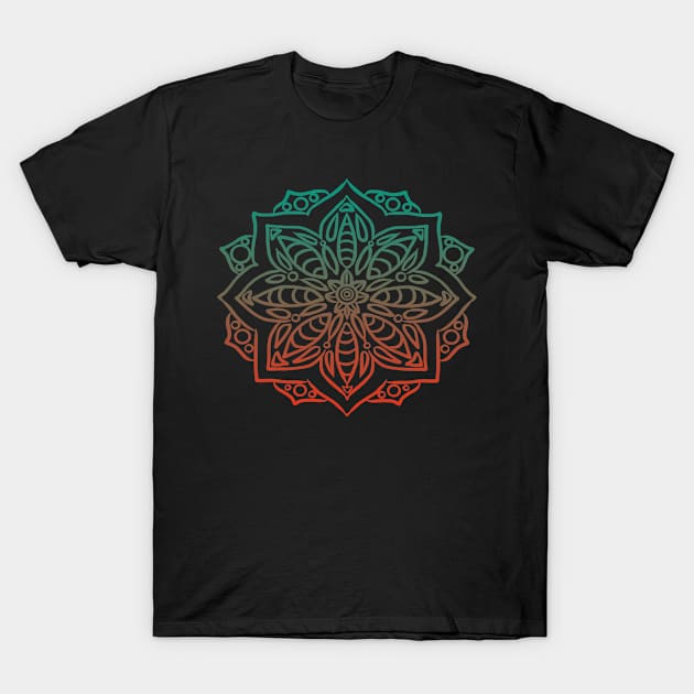 Mandala art drawing for gift T-Shirt by KK-Royal